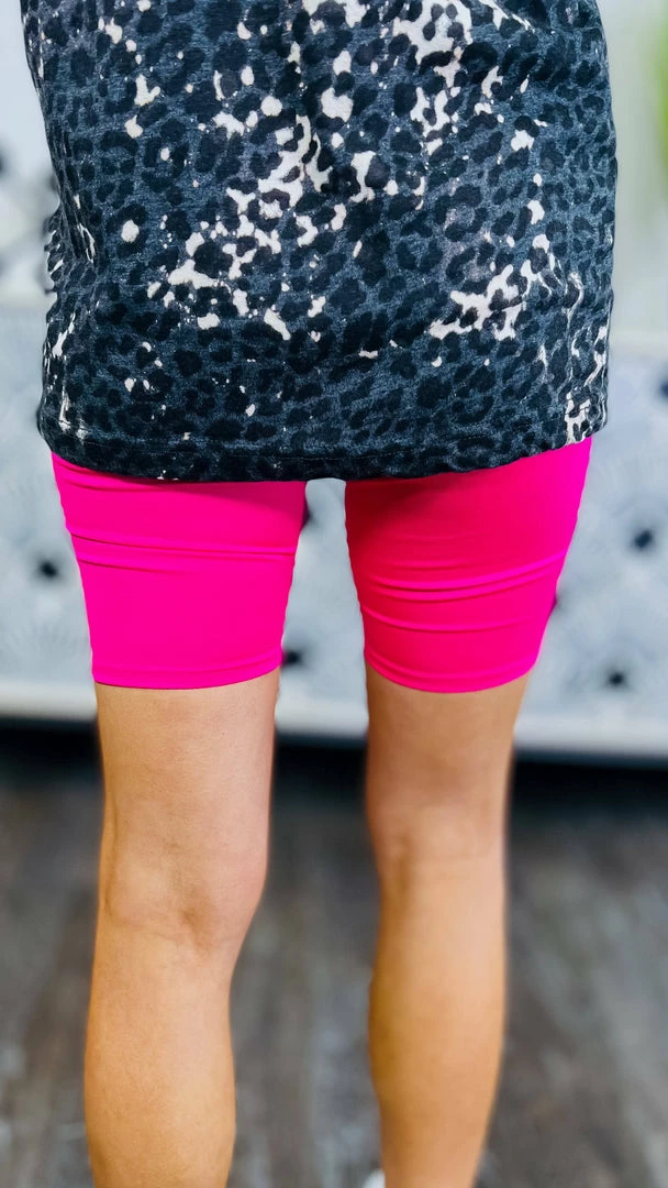 The ZigZag Stripe Pink Cardio Cutie Shorts