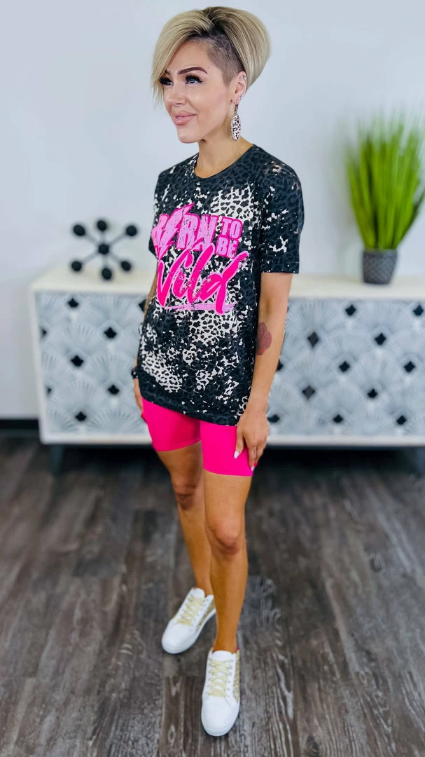 The ZigZag Stripe Pink Cardio Cutie Shorts