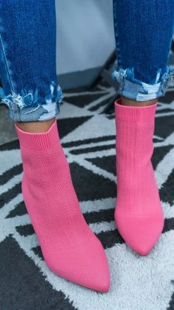 Chinese Laundry Pink Elba Booties