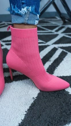Chinese Laundry Pink Elba Booties