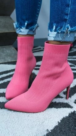 Chinese Laundry Pink Elba Booties