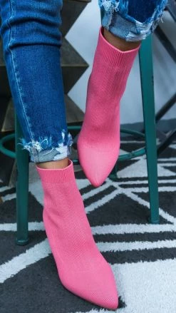 Chinese Laundry Pink Elba Booties