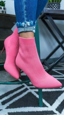 Chinese Laundry Pink Elba Booties