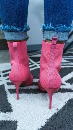 Chinese Laundry Pink Elba Booties