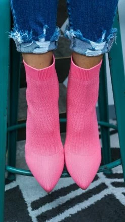 Chinese Laundry Pink Elba Booties