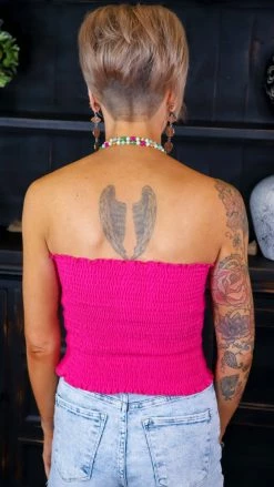 Zenana Pink Flirty Look Top [NO RETURNS]