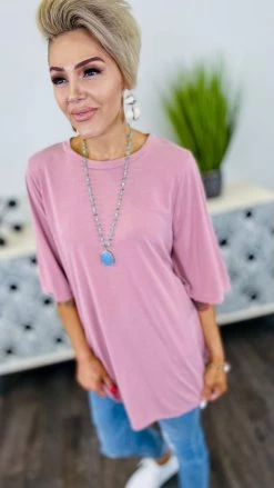 The ZigZag Stripe Pink Future Moves Top TOPS & TUNICS