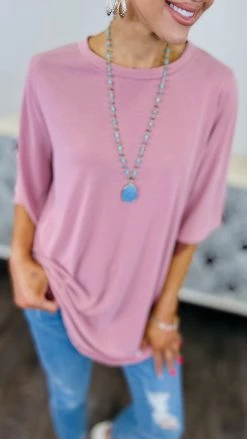 The ZigZag Stripe Pink Future Moves Top TOPS & TUNICS