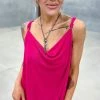The ZigZag Stripe TOPS & TUNICS Pink Glam Gal Tank