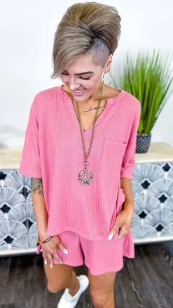 The ZigZag Stripe MATCHING SETS Pink Gorgeous Dreamer Set