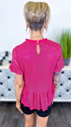 Andree TOPS & TUNICS Pink Make Them Jealous Top