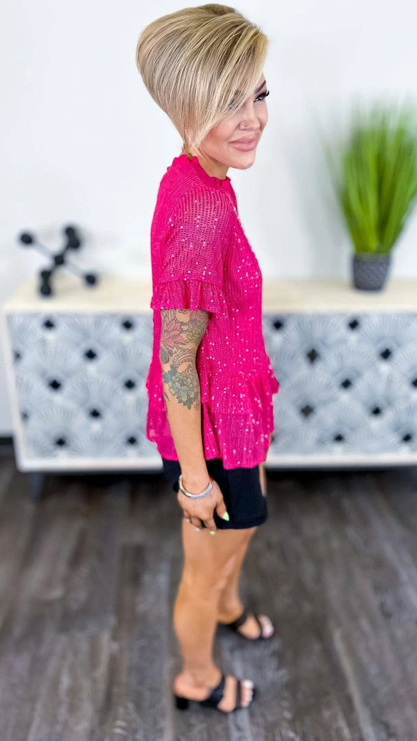 Andree TOPS & TUNICS Pink Make Them Jealous Top