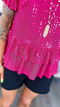 Andree TOPS & TUNICS Pink Make Them Jealous Top