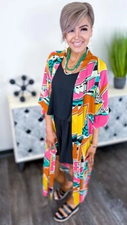 Your Fashion Wholesale Pink New Mix Tape Cardigan [NO RETURNS]