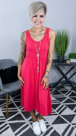 The ZigZag Stripe Pink She's Undeniable Dress DRESSES