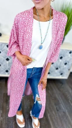 Your Fashion Wholesale Pink Subtle Style Cardigan