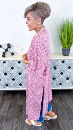 Your Fashion Wholesale Pink Subtle Style Cardigan