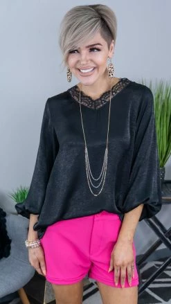 The ZigZag Stripe Pink Wow Factor Shorts [NO RETURNS]