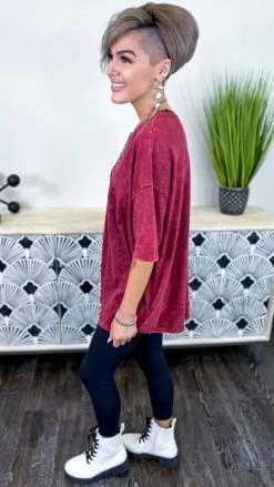 Zenana Productive Morning Top TOPS & TUNICS