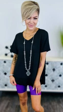 The ZigZag Stripe BOTTOMS Purple Cardio Cutie Shorts [NO RETURNS]