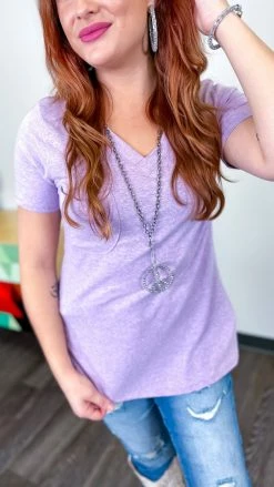 The ZigZag Stripe Purple Daily Visit Top [NO RETURNS] TOPS & TUNICS