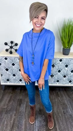 The ZigZag Stripe Purple Embracing You Top