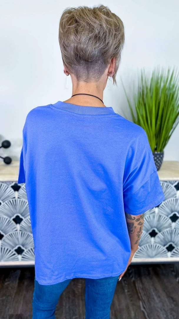 The ZigZag Stripe Purple Embracing You Top