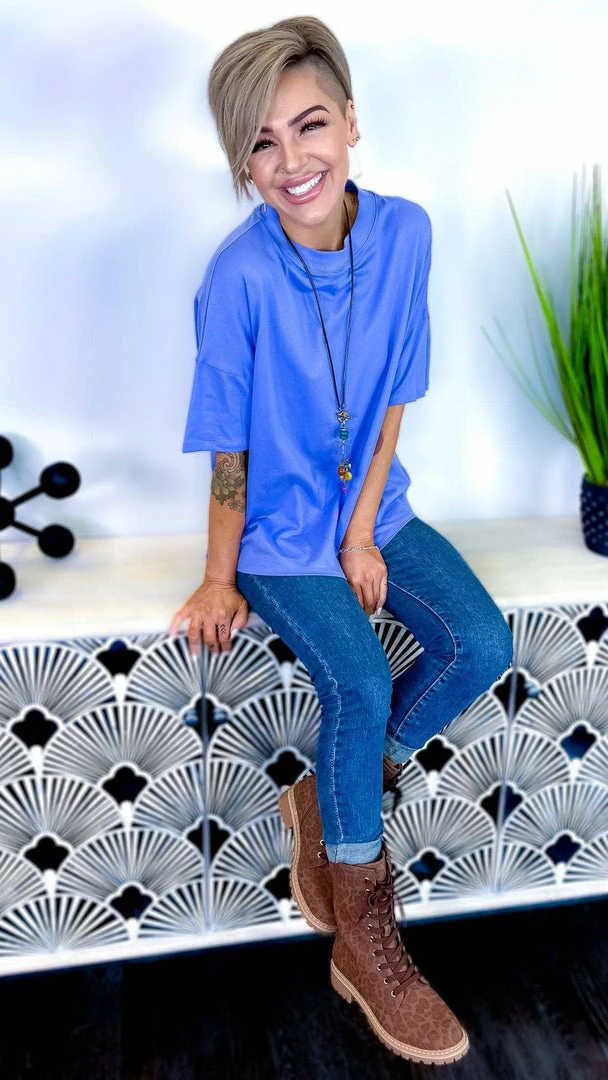 The ZigZag Stripe Purple Embracing You Top