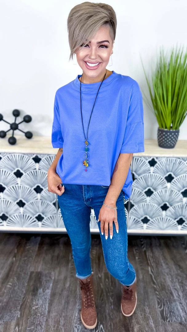 The ZigZag Stripe Purple Embracing You Top