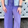 The ZigZag Stripe Purple Lush Embrace Pants