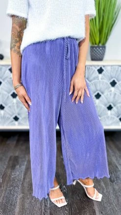 The ZigZag Stripe Purple Lush Embrace Pants