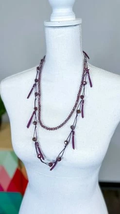 Lost & Found Purple Nicki Necklace ACCESSORIES