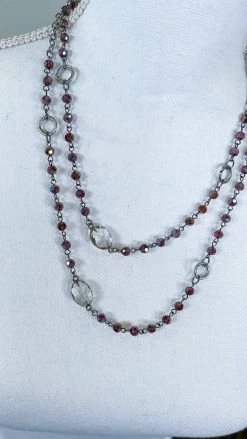 Lost & Found Purple Raelyn Necklace ACCESSORIES