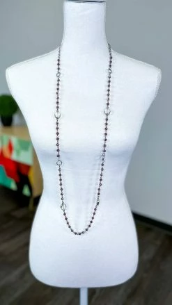 Lost & Found Purple Raelyn Necklace ACCESSORIES