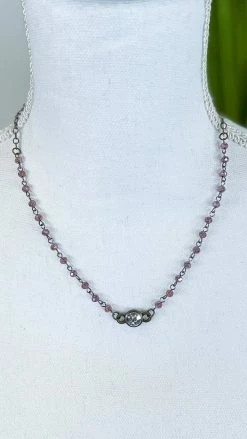 Lost & Found Purple Sophie Crystal Necklace