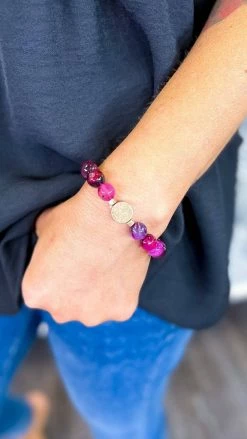 MOA ACCESSORIES Purple Up All Night Bracelet