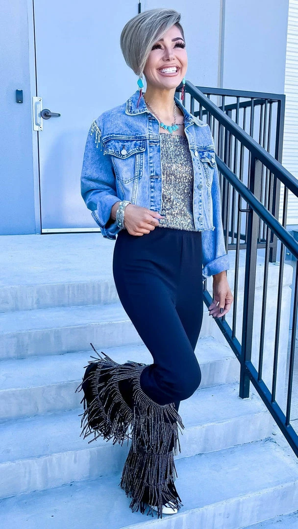 The ZigZag Stripe BOTTOMS Put On A Show Pants