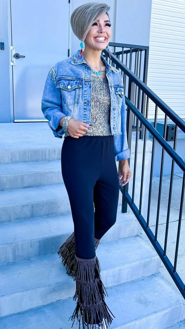 The ZigZag Stripe BOTTOMS Put On A Show Pants