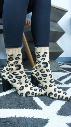 Chinese Laundry Raine Leopard Booties [NO RETURNS] SHOES