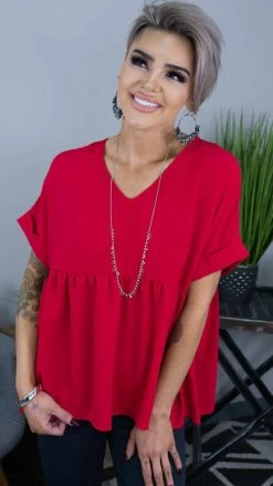 The ZigZag Stripe TOPS & TUNICS Raspberry City Sleek Top