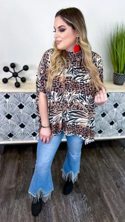 The ZigZag Stripe TOPS & TUNICS Ready To Flaunt Top