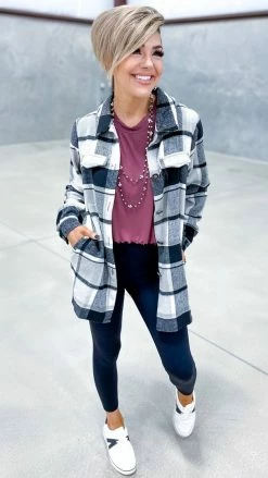 The ZigZag Stripe TOPS & TUNICS Red Brown Into Motion Top [NO RETURNS]