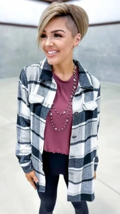 The ZigZag Stripe TOPS & TUNICS Red Brown Into Motion Top [NO RETURNS]