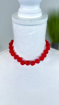 Bali Queen ACCESSORIES Red Candyland Necklace