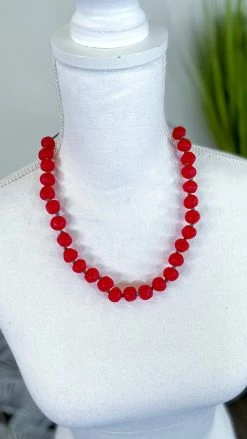 Bali Queen ACCESSORIES Red Candyland Necklace