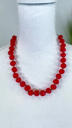 Bali Queen ACCESSORIES Red Candyland Necklace