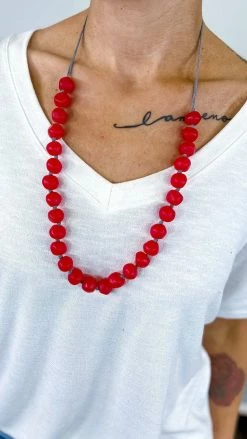 Bali Queen ACCESSORIES Red Candyland Necklace