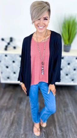 The ZigZag Stripe TOPS & TUNICS Red Concert Vibes Tank [NO RETURNS]