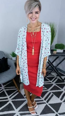 The ZigZag Stripe Red Consider It Style Dress