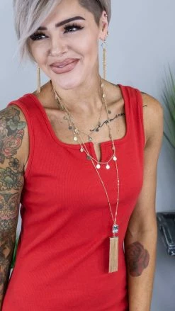 The ZigZag Stripe Red Consider It Style Dress